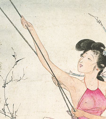 吴堡县-胡也佛的仕女画和最知名的金瓶梅秘戏图